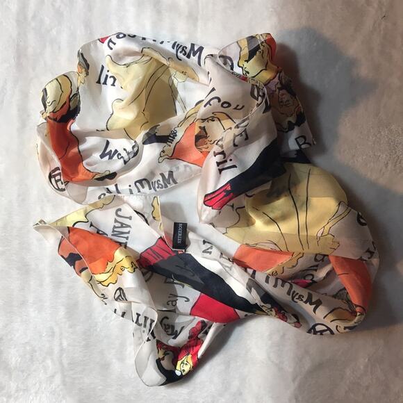 Made in France Soieries Pure Silk Scarf. OS - Picture 6 of 6